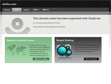 Tablet Screenshot of obelix.com